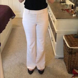 Lined flare leg WHBM Size 6R light pink pants